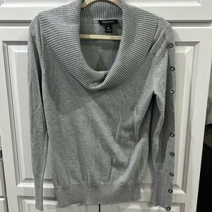 White House Black Market gray sweater